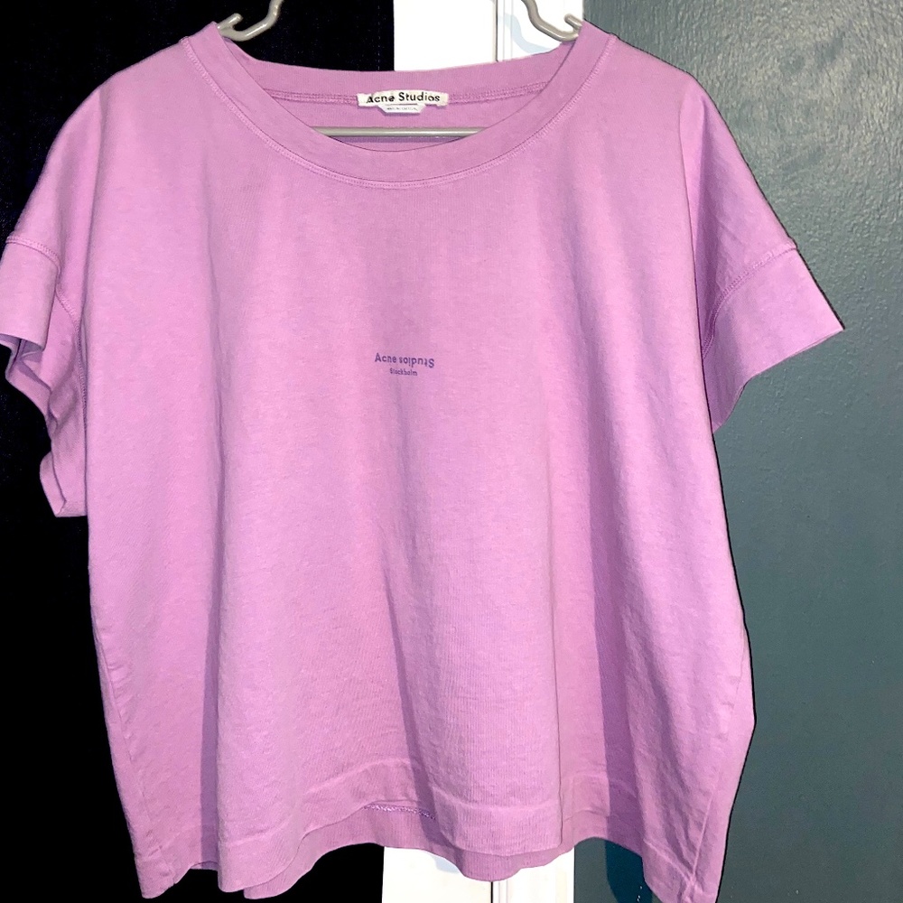 Designer Acne Studios Logo T-Shirt